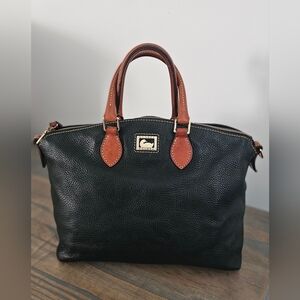 Dooney & Bourke Dillen Black and Brown Leather Handbag